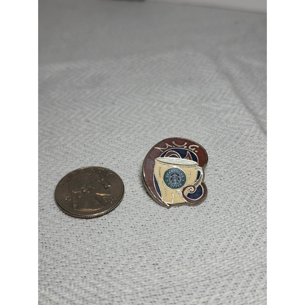 collectible‎ Starbucks Coffee "M.U.G." employee award lapel pin
